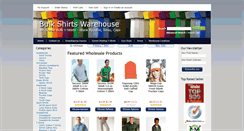 Desktop Screenshot of bulkshirtswarehouse.com